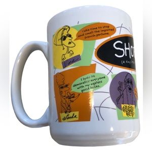 VINTAGE SHOEBOX A TINY DIVISION OF HALLMARK COFFEE MUG WITH SHOEBOX CHARACTERS